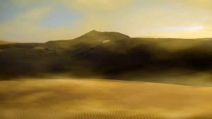 Asmr медитация, пустыня, звуки пустыни или песчаная буря.