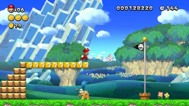 What Happens when Mario use 999 Ice Flowers in New Super Mario Bros. U Deluxe? смотреть онлайн