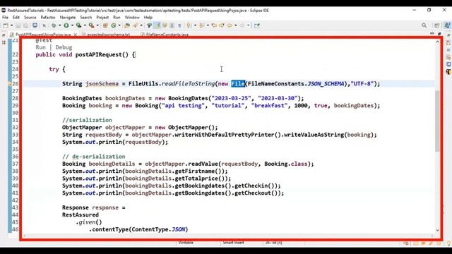 JSON Schema Validation in Rest Assured смотреть онлайн