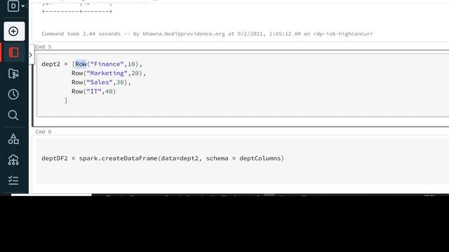 15. Create Data frame from list in data bricks смотреть онлайн