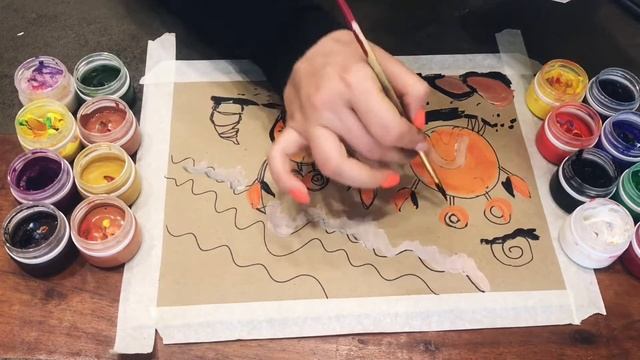 Мастер-класс по рисованию «Крабы» смотреть онлайн