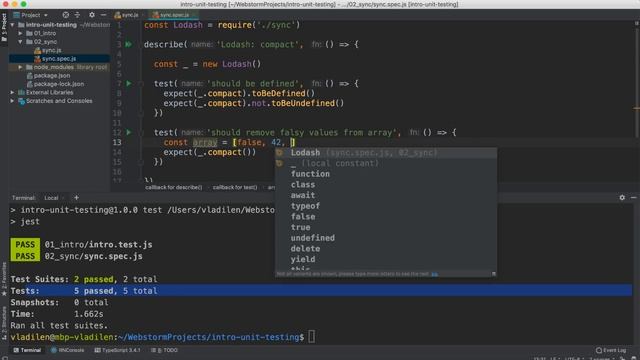 Jest. Unit Тестирование в JavaScript