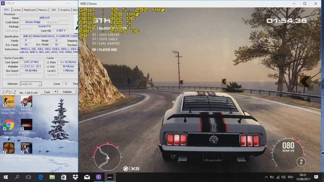 AMD Stoney Ridge E-9000e Gaming And Video Playback (1080p) Testing