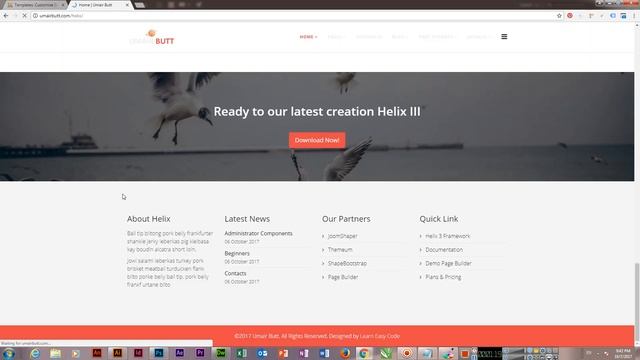 How to Change Footer Widgets color and Background Color Joomla смотреть онлайн