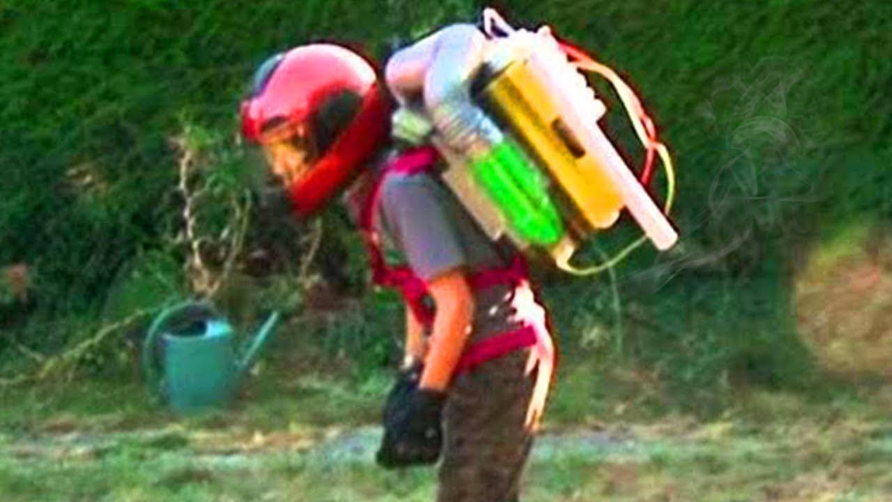 Школьник сделал самодельный джетпак.. и он реально работает.. смотреть онлайн