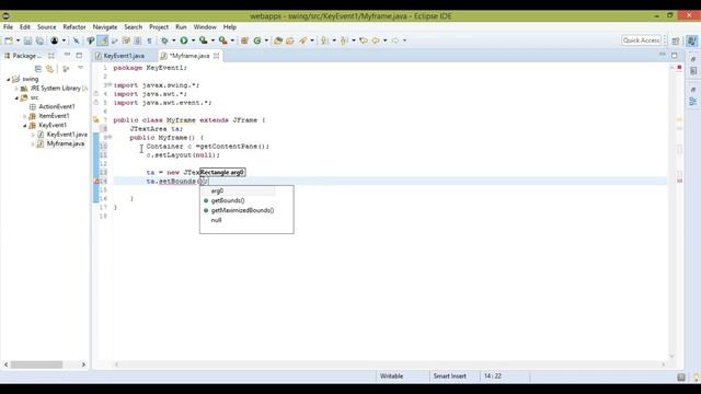 #16 Java Swing Tutorial | KeyListener in java | Listeners that support every component смотреть онлайн
