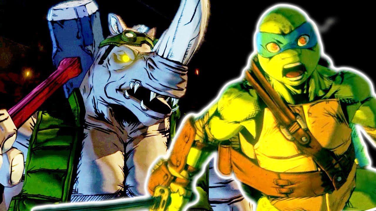 Легендарные Черепашки Ниндзя против РОКСТЕДИ Видео   крутая игра для мальчиков #FGTV