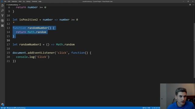 JavaScript ES6 Arrow Functions Tutorial смотреть онлайн