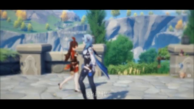 Eula x Amber//genshin impact смотреть онлайн