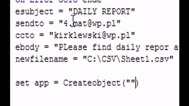 Send email from excel using VBA смотреть онлайн