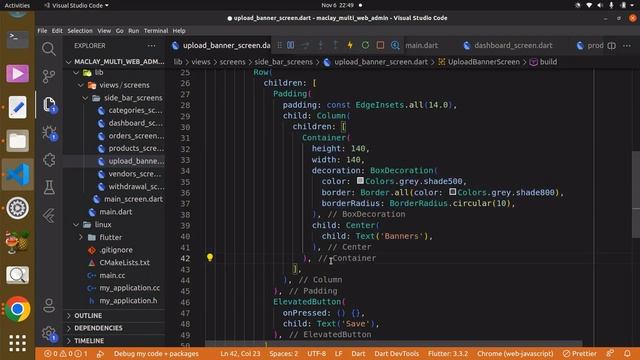 Part 34 | Flutter & Firebase Multi-vendor App | Admin Panel | ElevatedButton смотреть онлайн