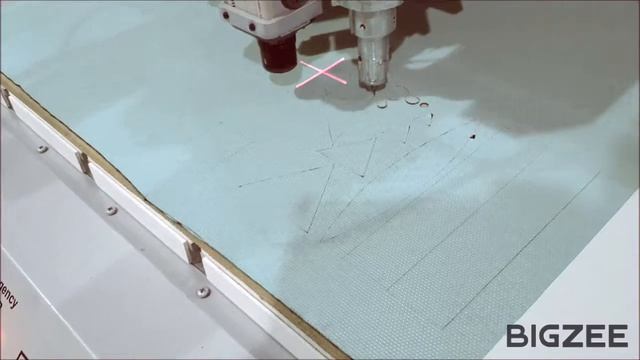 BIGZEE CUTTER PRE-PREG cutting смотреть онлайн