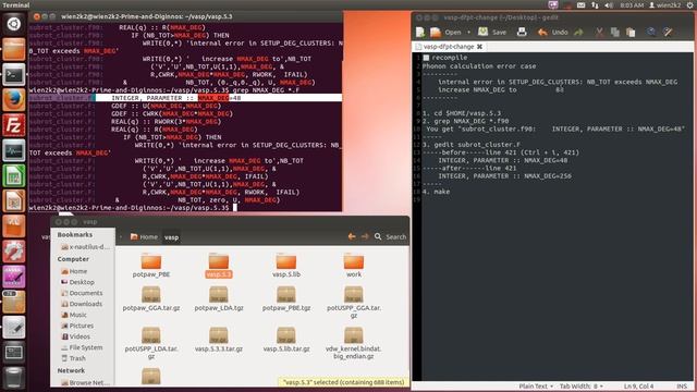 vasp (recompile for dfpt calculation) смотреть онлайн
