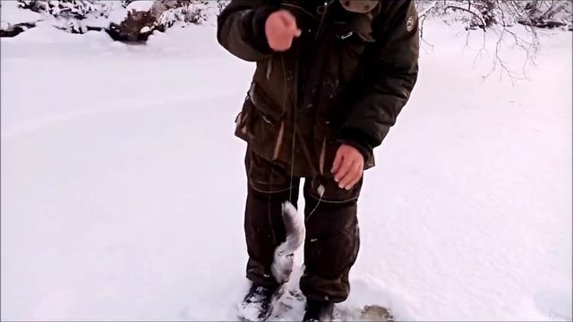 снегоход утопили . кумжа на донки.mp4