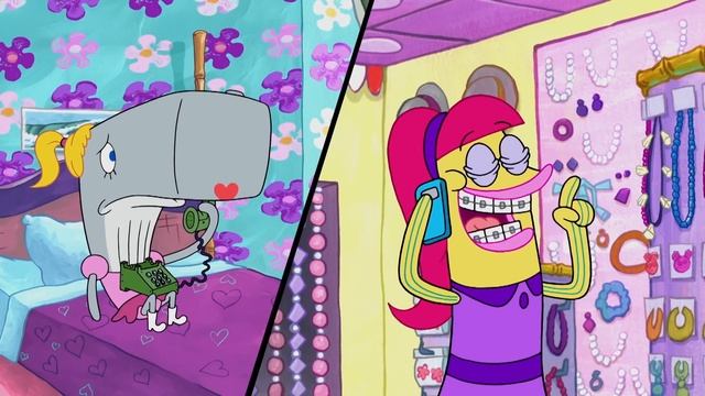 SpongeBob SquarePants | Pearl's First Job | Nickelodeon UK смотреть онлайн