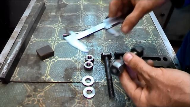 Как сделать струбцину из прижимов и болтов смотреть онлайн