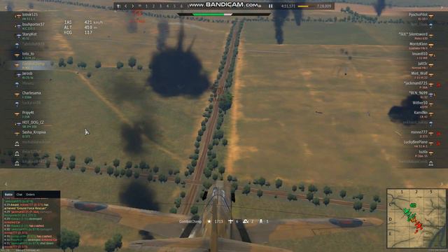 War Thunder - Committing war crime in P40E-1 Warhawk смотреть онлайн