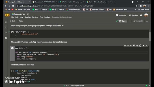 SCREAPING ULASAN PADA GOOGLE PLAYSTORE MENGGUNAKAN BAHASA PYTHON смотреть онлайн