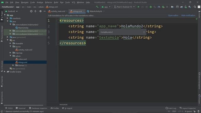 Intro a Android + Kotlin 004 - "Hardcoded strings", cambio de colores смотреть онлайн