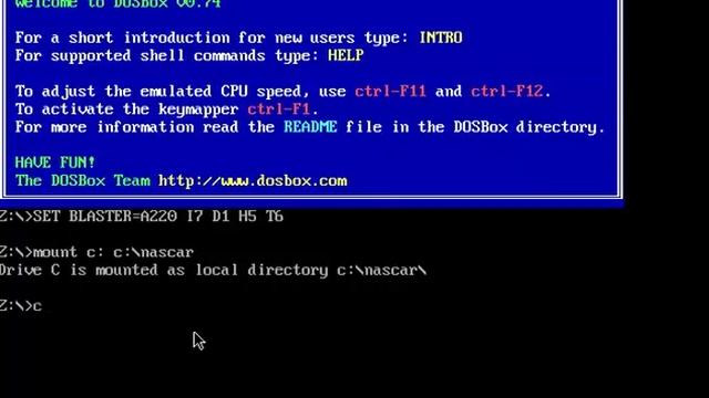 Dosbox - How To Mount Drive