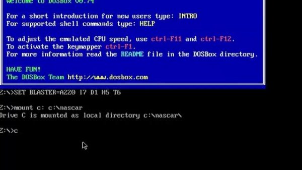 Dosbox - how to mount drive