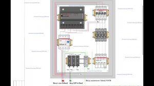 Схема подключения трехфазного щита. Сборка трехфазного щита.