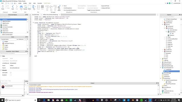 Roblox Studio :: How to Make a Simple Ki Blast (Filtering Enabled) смотреть онлайн