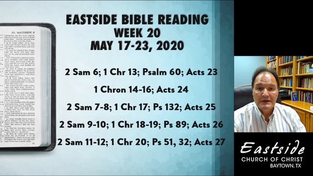 Eastside Bible Reading May 17-23, 2020 смотреть онлайн