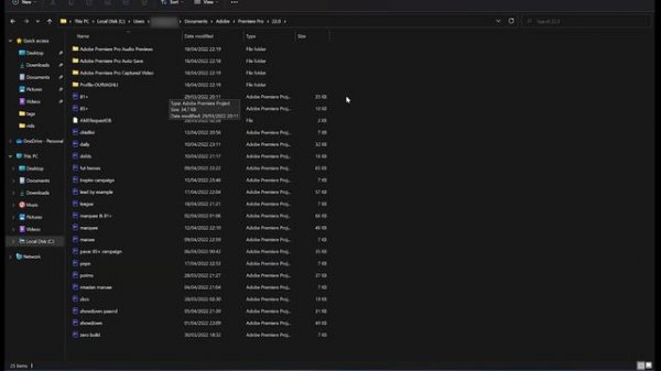 How to recover premiere pro project, adobe premiere pro autosave folder