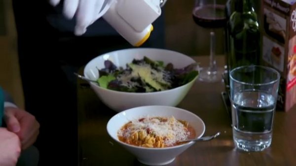 Would you like some cheese on top sir