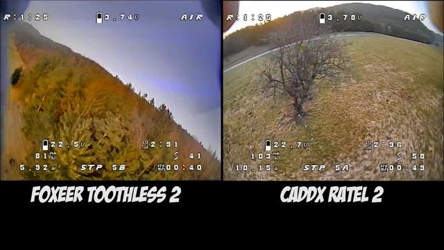 ☀ Второе поколение вечерней камеры Рейтл. Сравнение с Toothless 2. [Caddx Ratel] смотреть онлайн