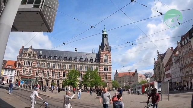 ?? Erfurt, Germany Walking Tour ?? - started from Hbf / Main Central Station смотреть онлайн