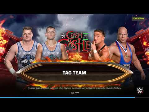 WWE2K24 Creed Brothers vs Chad Gable & Kurt Angle смотреть онлайн