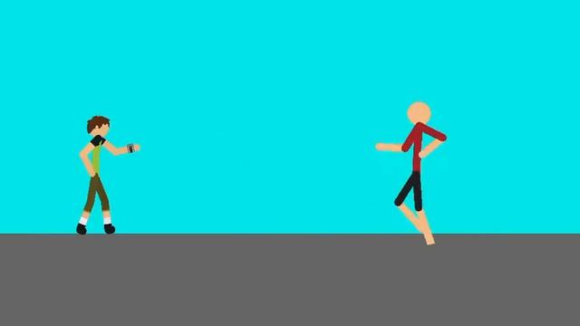 Ben 10 vs stickman nodes character | animation | stickman fight смотреть онлайн