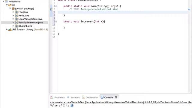 Java Pass By Reference смотреть онлайн