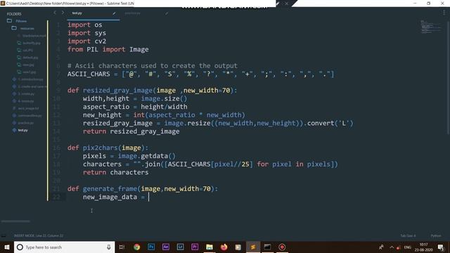 Python Project 2021 : Video to ASCII Art | Command Line ASCII video player in python смотреть онлайн