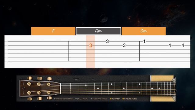 The Phantom Of The Opera - Theme - EASY Guitar Tutorial (TAB AND CHORDS)