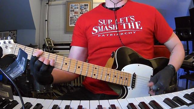 Wet Leg "Angelica" guitar & chords tutorial (short & to the point) смотреть онлайн
