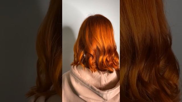 Красивые рыже-медные оттенки в окрашивании ??? смотреть онлайн