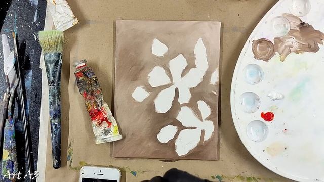 ЯБЛОНЬКА/МАСЛО/ ВЕСНА/ЦВЕТЫ/ Рисунок 64/ АРТ А3 смотреть онлайн