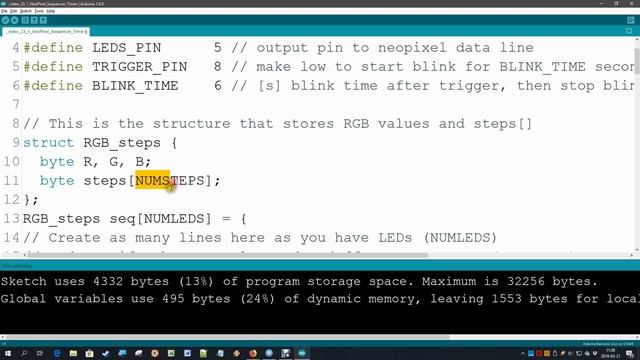 Fun with Arduino 23 Neopixel Addressable LED WS2812, struct{...} смотреть онлайн