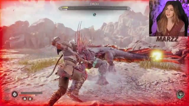 Lets Player's Reaction To Kratos & Atreus Finishing Off The Dreki Together - God Of War:Ragnarok