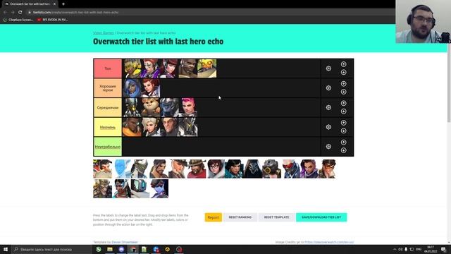 Тир-лист Силы Всех Героев в Овервотч 2 Бете от Анака. смотреть онлайн