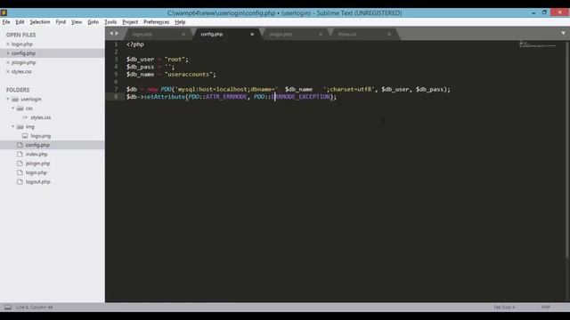 User Login System with PHP and MySQL 3 - PHP and MySQL Database with Session смотреть онлайн