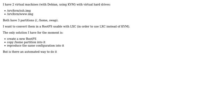 Convert KVM virtual machine to LXC container (2 Solutions!!) смотреть онлайн