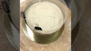 Как собрать и украсить торт/ собираем торт в кольце/ покрываем крем чизом