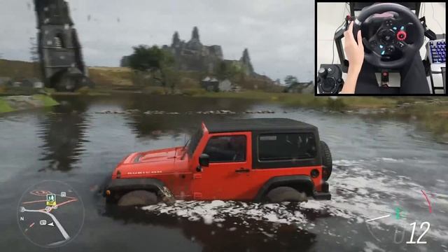 Jeep Wrangler - Forza Horizon 4 | Logitech g29 gameplay смотреть онлайн