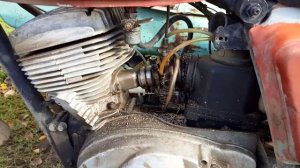 Иж планета 5 на китайском карбюраторе системы pwk 34 mm после дикой эксплуатации.