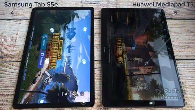 Samsung Galaxy Tab S5e vs Huawei Mediapad T5 | SpeedTest and camera comparison смотреть онлайн