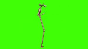 3 футажа сиреноголовых Siren Head Long Neck Long Legs and Light Head Long на зеленом фоне